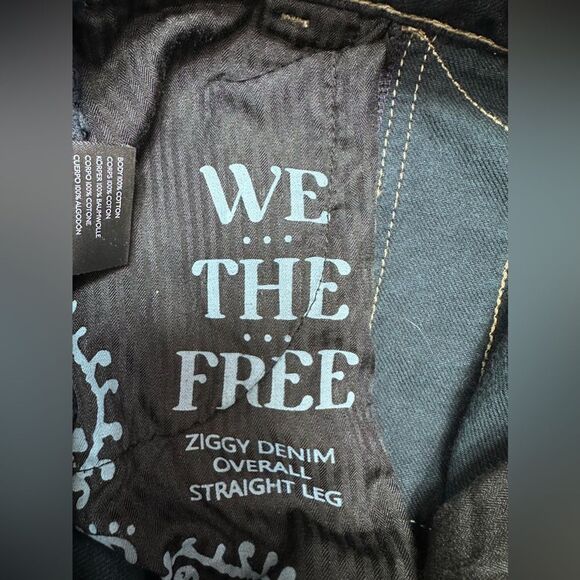 FREE PEOPLE We The Free Ziggy Denim Overalls Size XSMALL - Picture 14 of 16